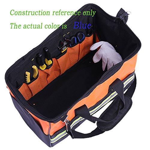 ZOJO Blue Tool Bags 16 inch Wide Mouth Large