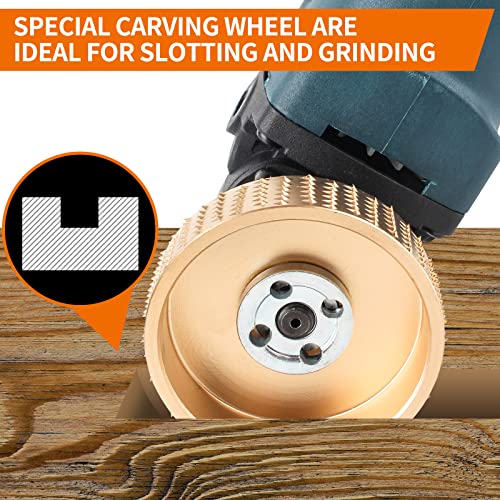 Pomsare 5PCS Angle Grinder Wood Carving Set, Sanding and Polishing Disc 5 PCS