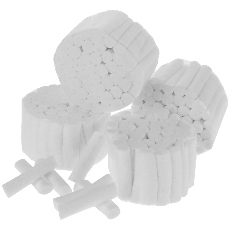MAGICLULU Cotton Rolls for Lip Pigmentation, Pack of 200, Absorbent Cotton Rolls for Skin Tightening for Permanent Make-Up, Cotton Strips for Lip Tattoo, Tooth Cotton Rolls for Nosebleeds