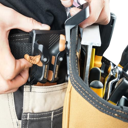 MELOTOUGH Electrician Tool Belt Pouches, Tool Belt Hook