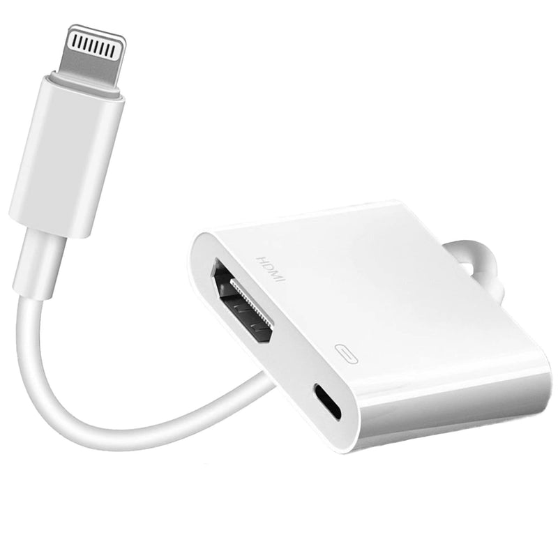 Apple MFi Certified Lightning to HDMI Digital AV Adapter 1080P HD Video HDMI Sync Screen Connector Cable with Charging Port Compatible with iPhone 14/13/12/11/ X/ 8/7/ iPad on HDTV/Projector/Monitor…