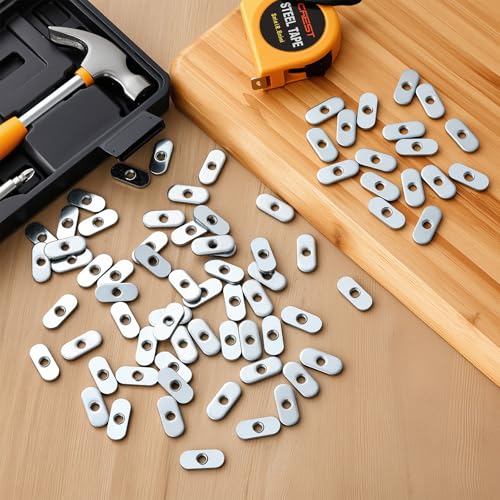 200 Pcs M6 x 1.0 Centered Slide-in T-Nuts for 10 Series T-Slot