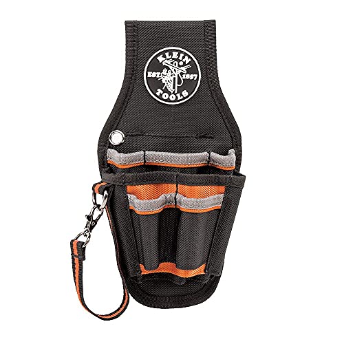 Klein Tools Electrician Scissors and Tradesman Pro Maintenance Tool Pouch Bundle