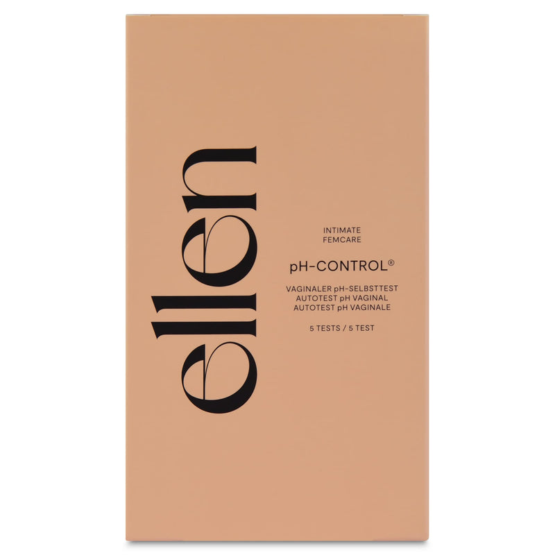 ellen® pH Control - CE Marked Vaginal pH Test for Infection Detection - pH Test Strips Sheath Self Test with Applicator - Easy & Painless - Pack of 5