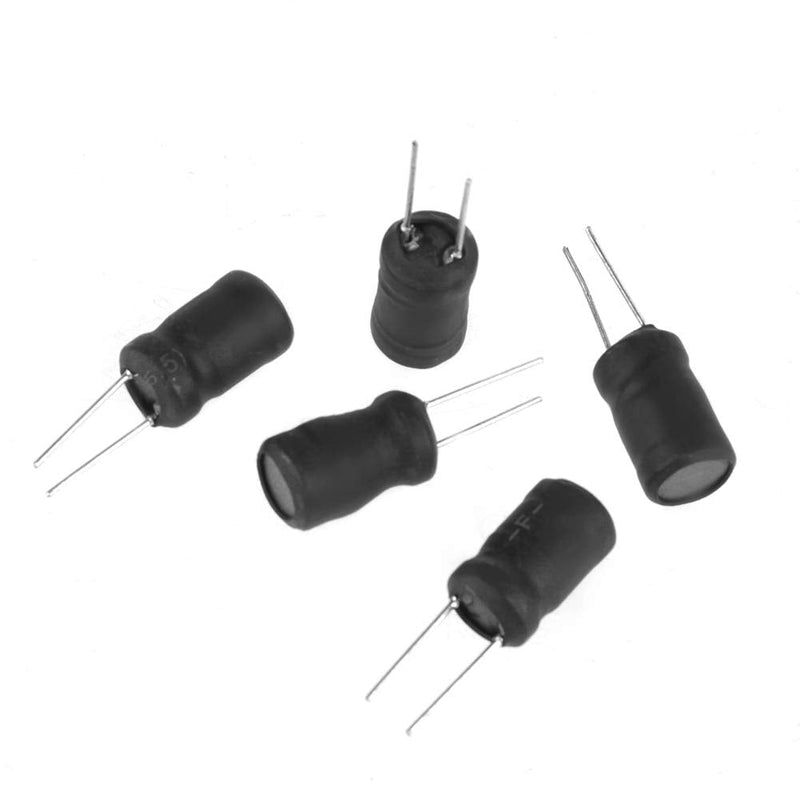 Garsent Inductors, 10uH-10mH, 12 Values, Choke Inductors, 145 Pieces, Silver, Electronics Components, Metal, Electronics Projects, Repairs, Prototyping, Hardware Components