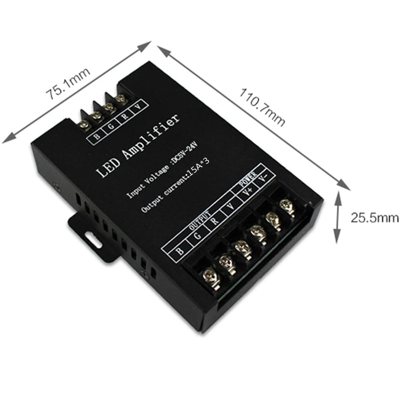 RGBW High Speed Power Repeater 32A PWM Signal 4CH Channels for 5050 2835 RGBW LED Lights Strip DC5-24V (RGB Amplifier 45A) RGB Amplifier 45A