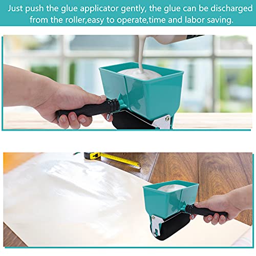 Portable Glue Applicator Roller 320ml & 180ml Glue Roller Woodworking DIY Handheld Adhesive Roller