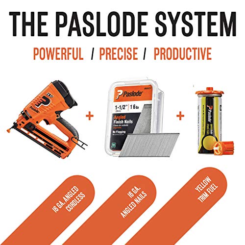 Paslode Finishing Nails 650231, 20 Degree Angled, 1 1/2 in, 2000 per Box