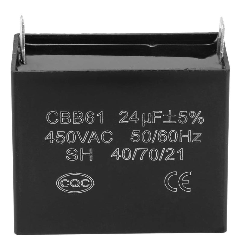 CBB61 capacitor 450V AC 24uF 50Hz/60Hz for 400/350/300/250VAC UL/RU ratings