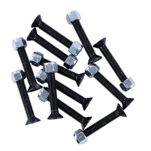 12PCS 1/2 X 3” Knife Blade Bolts Fastener Nuts 900-4900-27 900-4900-88 Compatible with Bandit Brush Wood Chippers