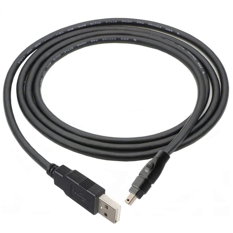 Herfair USB to Firewire Cable for Sony DCR-TRV75E DV Camera IEEE 1394 4Pin to USB Adapter Cable Male to Male Converter Wire Compatible with Sony Camcorder Only (6ft, USB to 4Pin Firewire 400 Cable) USB to 4Pin 1394