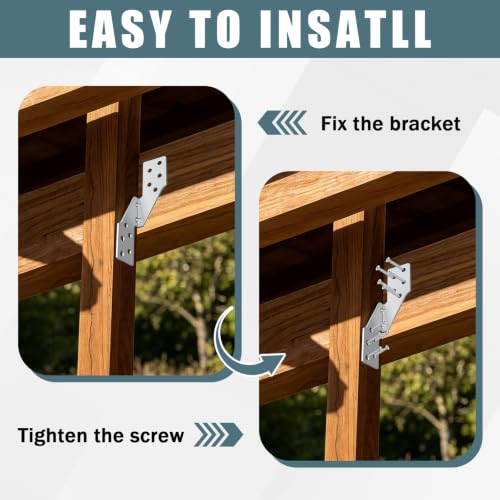 60 Pcs Right Size Galvanized Steel Hurricane Straps Tie Brackets| Right Side 60