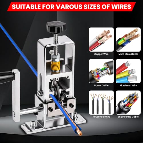 Manual Wire Stripper, Suitable for Copper Recycling, Silver