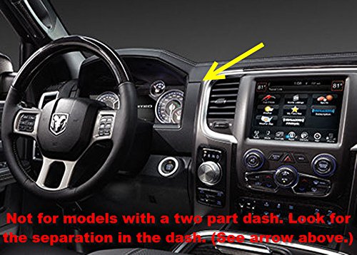 Scosche PC855158 ProClip Center Dash Mount Compatible with 2013-2018 Dodge Ram Trucks (Mounting Base Only)