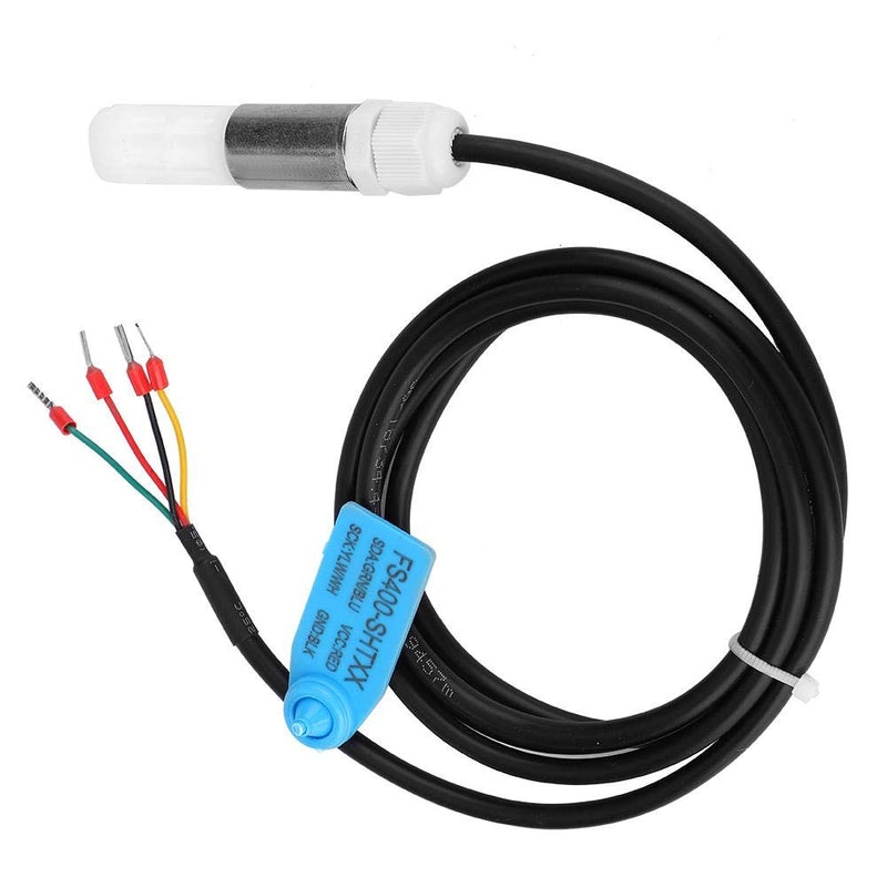 Dustproof FS400-SHT3X Digital Soil Temperature Humidity Sensor Probe Made of Stainless Steel and Plastic Housing with I2C Output(SHT31) SHT31