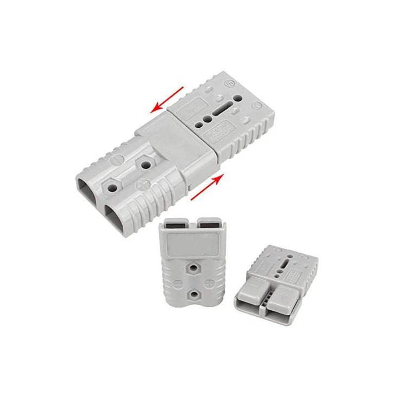 Liyafy Battery Quick Connect Disconnect Electrical Plug 175A 1/0AWG for Recovery Winch or Trailer w 4 Pcs Terminal pins 2Pcs