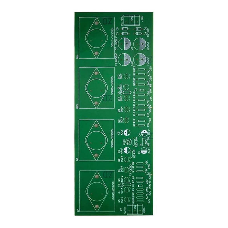 OCL amplifier boards soldering set, TJ-56-4 high performance OCL amplifier board module, 100W two-channel stereo sound electronics experiment DIY kit