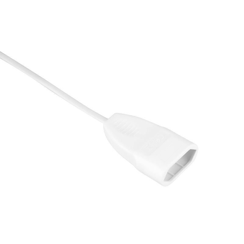 REV Euro extension 2m power cable Type-C, extension cable, Euro plug, power cable extension, white