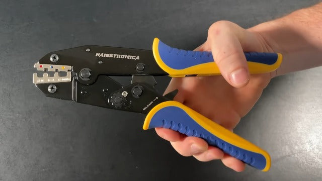 haisstronica 6PCS Crimping Tool Set, Interchangeable Terminal Dies Crimping Tool Set - 6PCS with Solar