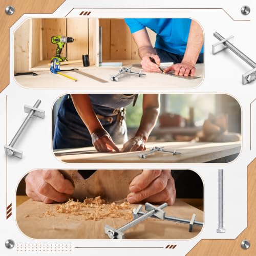 24 Pcs 1/4" X3-1/2 Countertop Miter Connector Joint Fastener 24
