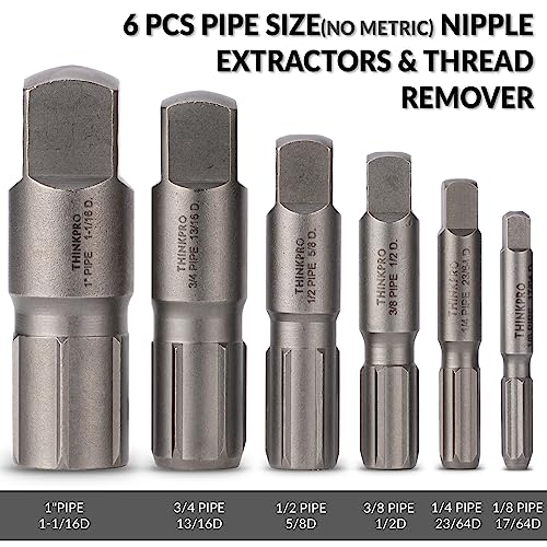 6-Piece Pipe Extractor Set 6-piece Pipe Extractor Set