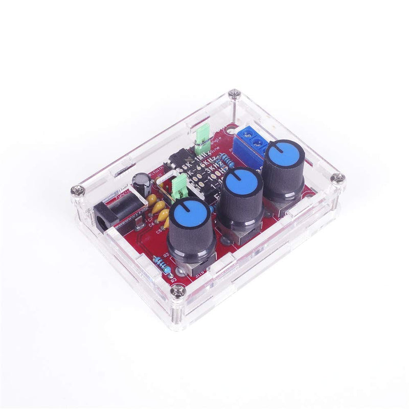 XR2206 Function Generator Signal Generator DIY Kit High Precision Function/Sine Triangle Square Output 1Hz-1MHz Adjustable Frequency Amplitude (Welding Completed) Welding completed