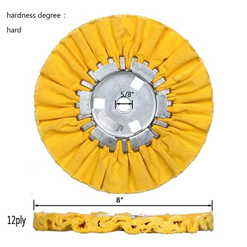 Airway Buffing Wheel Kit with 4" Airway Flange Kit Airway Buff Safety Flange Kit
