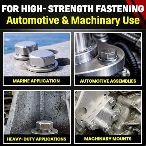 Stainless 3/8-24 x 3 Hex Head Bolts (3/4" to 5" Length in Listing) 3/8-24 x 3"