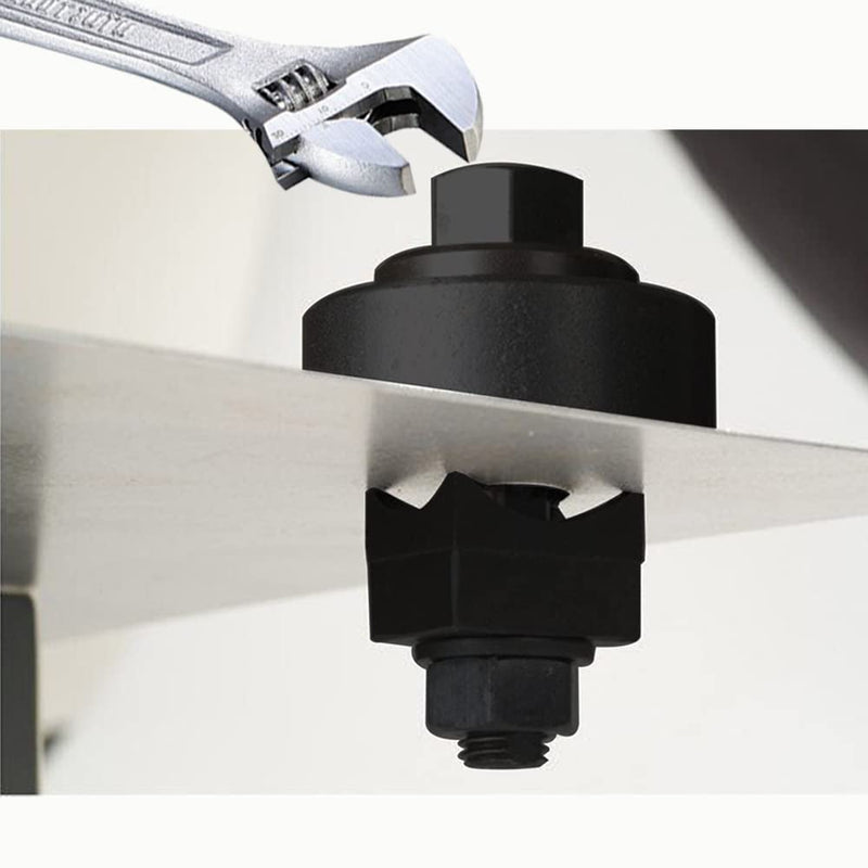 SagaSave 22.5mm Sheet Metal Punch Hexagonal Sink Hole Cutter Steel Plate Stainless Steel Metal