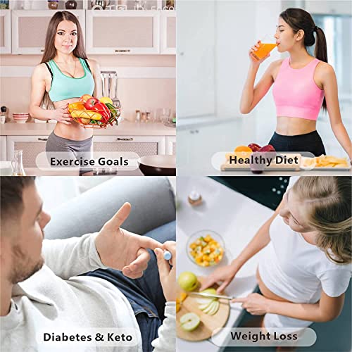 UNIWEIGH Digital Kitchen Food Scales Calorie Counting,USB Rechargeable