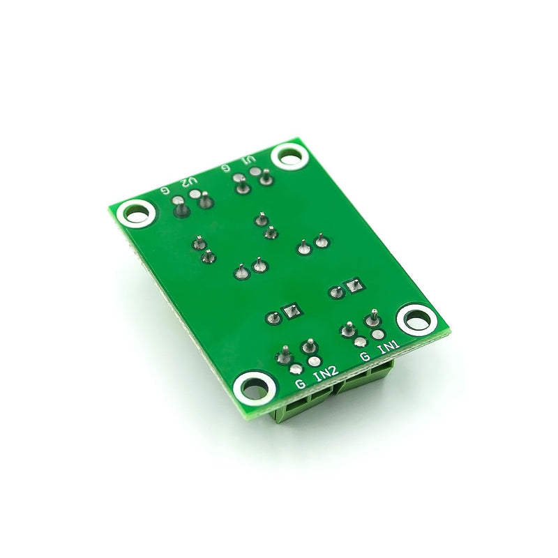 Hailege 2pcs PC817 2-Channel Optocoupler Insulation Module 817 Voltage Insulation Voltage Converter Module 3.6-30V Photoelectric Insulated Module (2/4/8 Channel Optional) 2 channels