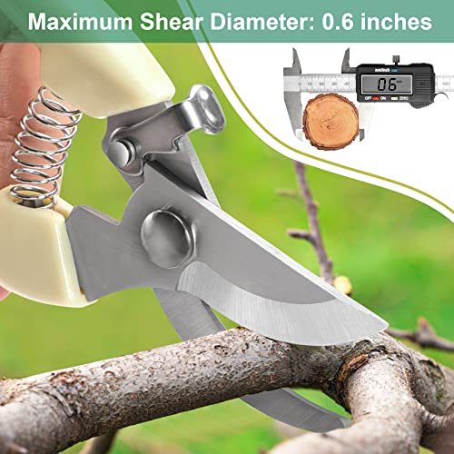 premium pruning shears & gardening gloves set
