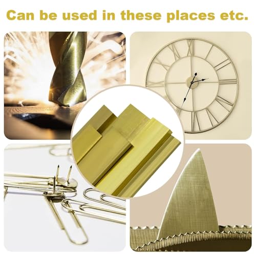1/4" x 2" C360 Brass Flat BAR 12" Long Solid .250" Plate Mill Stock H02