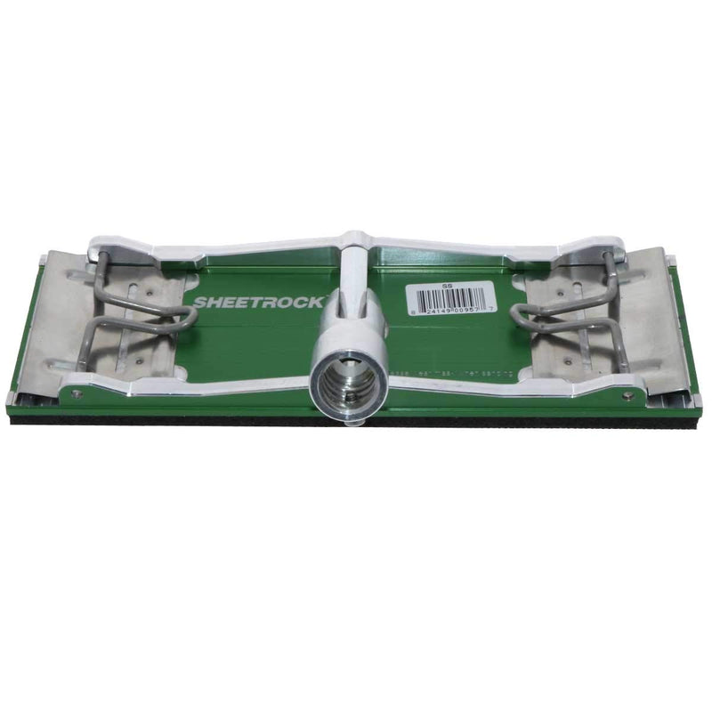 USG Sheetrock Tools Drywall Pole Sander with Head and Aluminum Pole, Low Center of Gravity No-Flip Sanding Head, Quick Paper Change Clamps, Professional Wall and Ceiling Sanding Tool