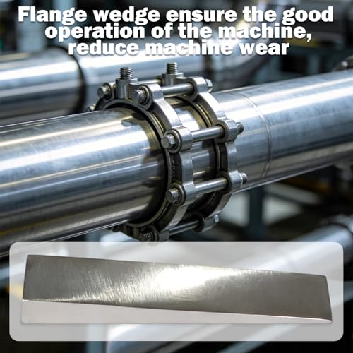 12 Pcs 4 Inch Steel Flange Wedges for Pipe Fitting and Welding 4.02 × 0.71 × 0.47in-12pcs