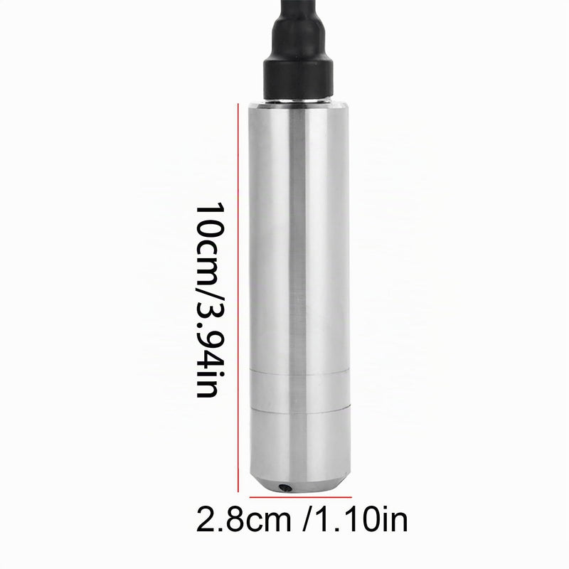 DC 24V 4-20mA Plug-In Level Sensor ALS-MPM-2F for Depth Measurement 0-5m, Stainless Steel, Anti-Corrosion, Anti-Clogging