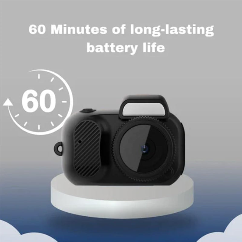 Mini Camera Keychain - 1080p HD, DV Video, 64GB for Students & Kids