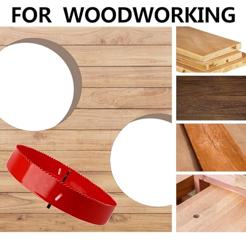 240mm / 9.45 inch HSS Bi-Metal Hole Saw Hole Drilling Cutter for Wood 240mm / 9.45 inch