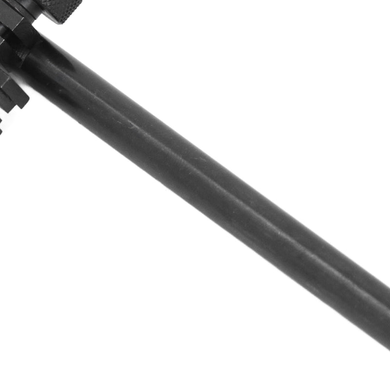 Dial indicator holder rod, round bar dial indicator holder rod and clamp with 6mm 8mm hole 120mm length, aluminum alloy dial indicator holder with swivel dovetail, for dial indicator height gauge