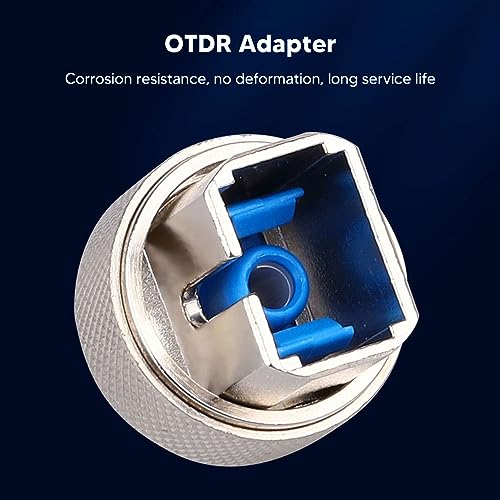 Fiber Optic Connector OTDR Square SC Adapter Optical Time Domain Reflectometer Adapter Fiber Optic Tester Transmission Plug
