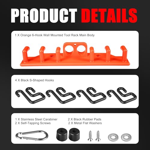 Lineman Tool Board, Bucket Truck Tool Organizer with 2" & 3" Aerial Bucket Hooks, Heavy Duty Weatherproof Lineman Bucket Organizer, 720 lbs Load Capacity for Line Work Tools