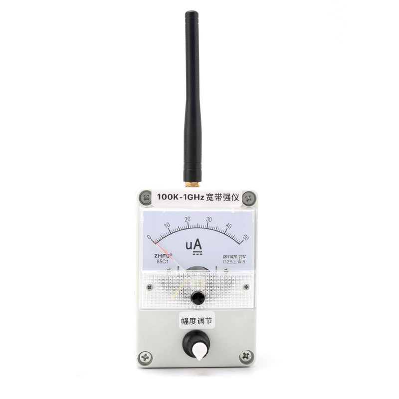 SEAFRONT Field Strength Meter, High Sensitive Field Strength Indicator, Portable Design, Accurate RF Signal Measurement, for Radio Communication and Broadcasting
