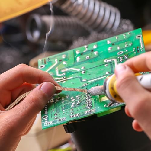 No-Clean Desoldering Wick for Removing Solder and Disassembling Electrical Components (2.5mm x 1.5m)