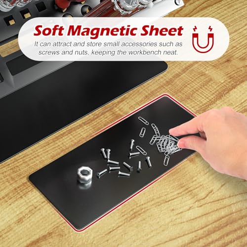 Screwdriver Organizer Holder Rack: Height Adjustable (Black) Black
