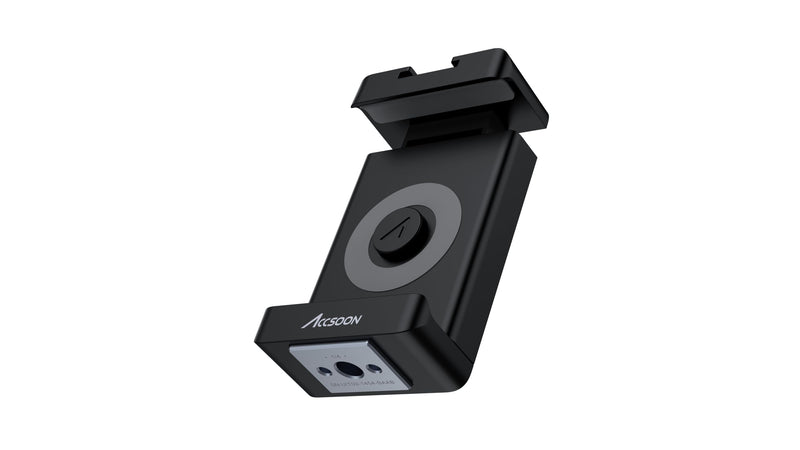 Accsoon Phone Clamp, Compatible with Seemo/Seemo 4K/SeeMo Pro/CineView Nano, 1/4'' Lightweight Phone Clip Holder Flash Hot Shoe Screw Adapter