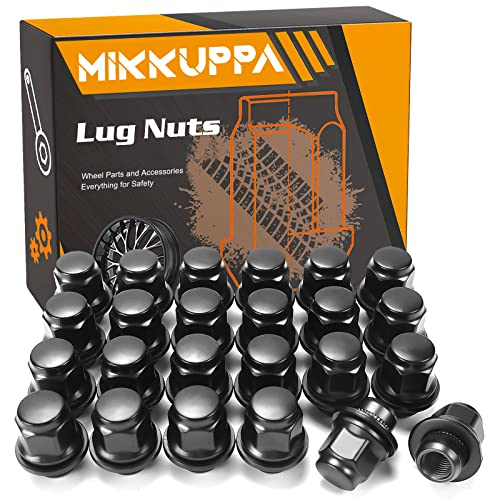 MIKKUPPA M12x1.5 Lug Nuts & 24PCS Lug Nut Covers - Replacement for Toyota Lexus Factory Wheels