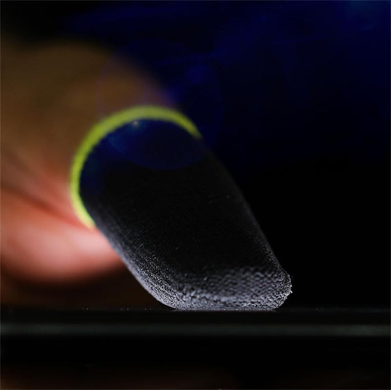 Mobile Phone Gaming Finger Sleeves, Gamer Thumb Protector/Stabilizer/Compression Support Sleeve, Game Hand Controller Gloves/Cover/Wrap, Durable Fiber/Breathable/Sweatproof, 10 Pcs