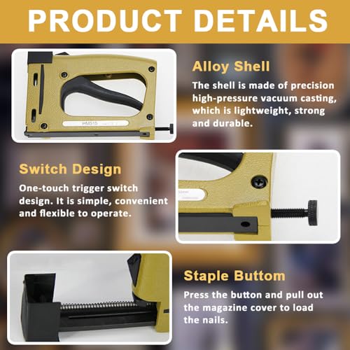 GYKLE Point Drivers for Picture Framing, Picture Framing Tools, Frame Point Driver with 1000 Points for Artist Framing Paintings and Pictures