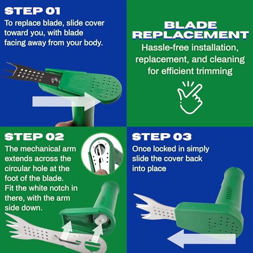 ‘OG’ Blade | 5th Generation | DRY TRIM | Handheld Power Trimming Replacement Clipper Blades | Gardening Pruning Shears