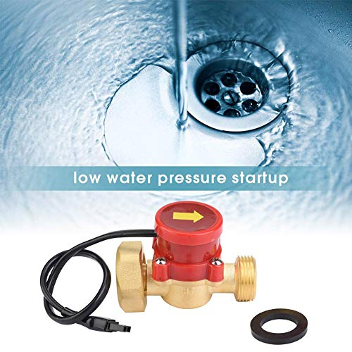 Flow Control Switch, HT-60 G1-G3/4 Thread Water Pump Flow Sensor Electronic Pressure Automatic Control Switch 220V 0.6Mpa, Water Flow Control Switch